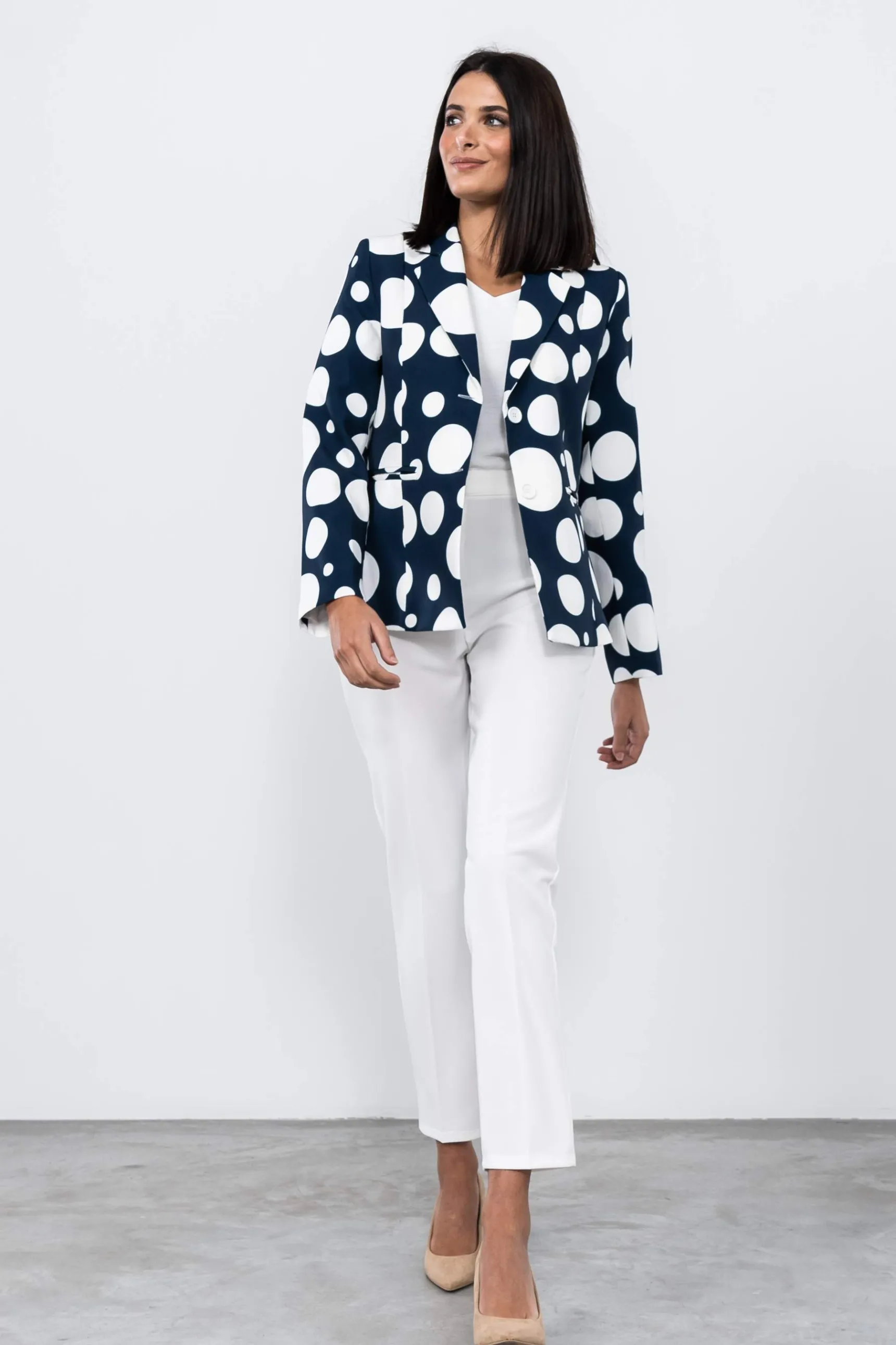 Precchio Chaquetas<AMERICANA TOPO GRANDE