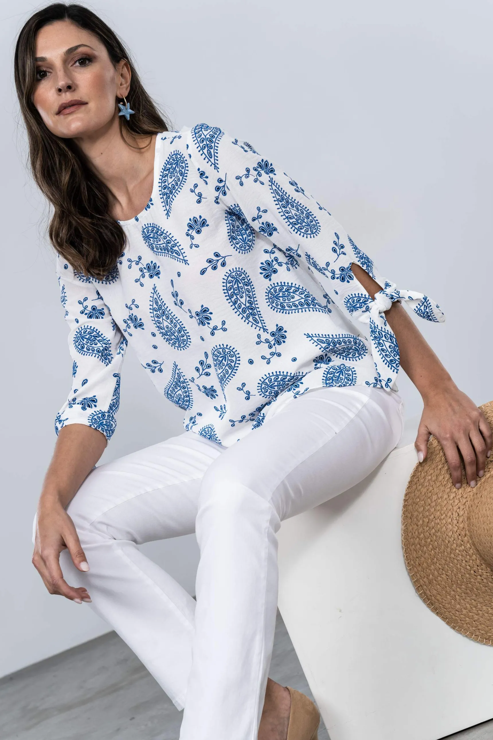 Precchio Blusas Y Camisas<BLUSA CACHEMIRE LAZOS