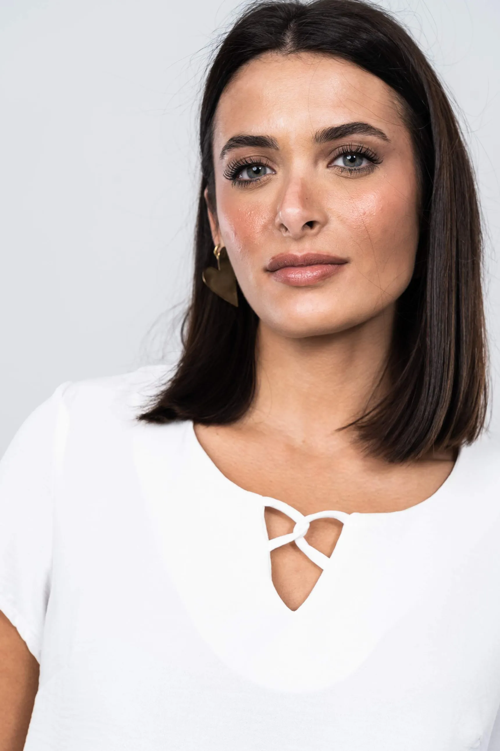 Precchio Blusas Y Camisas<BLUSA DETALLE CRUZADO