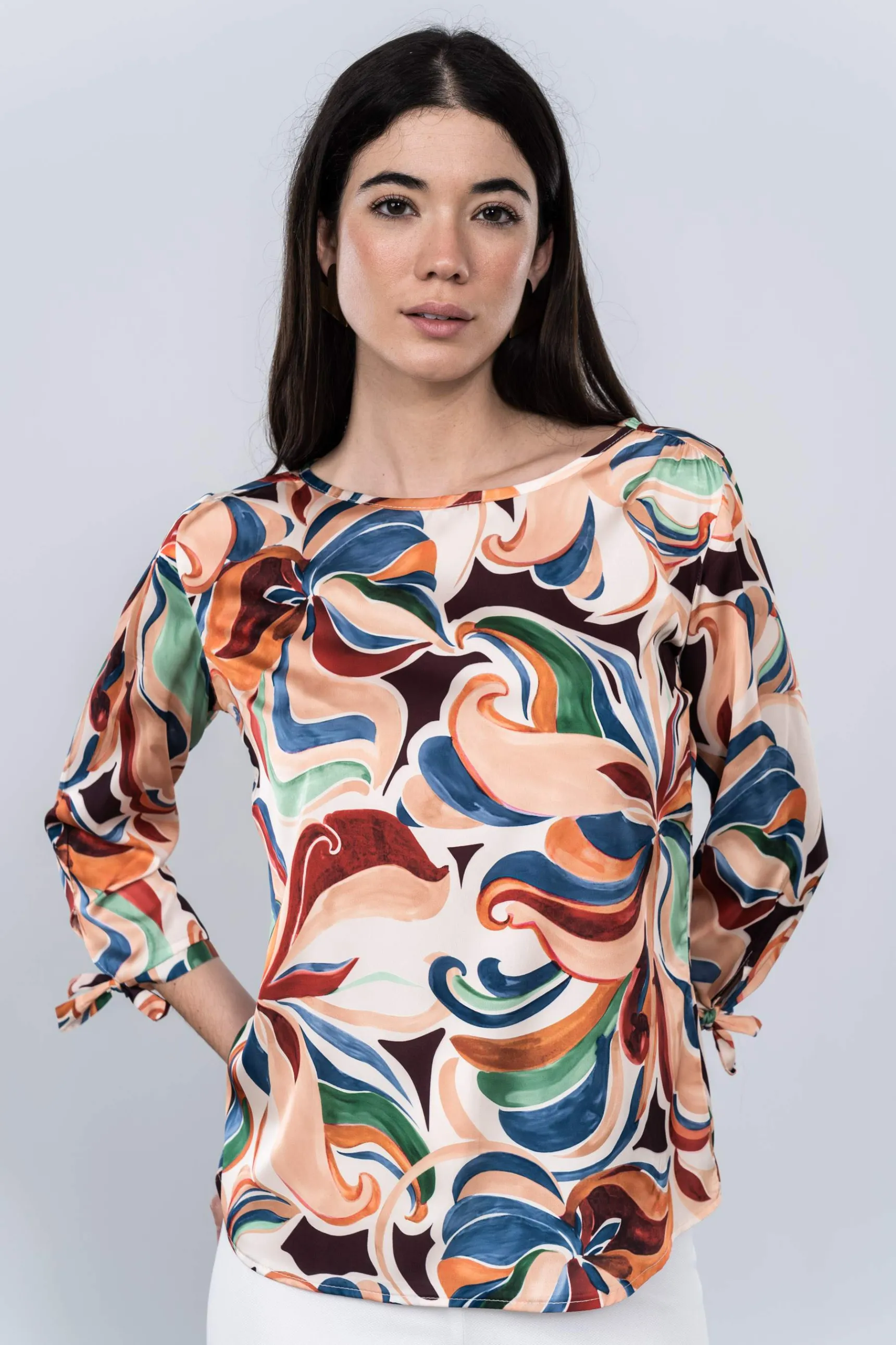 Precchio Blusas Y Camisas<BLUSA FLOR ACUARELA