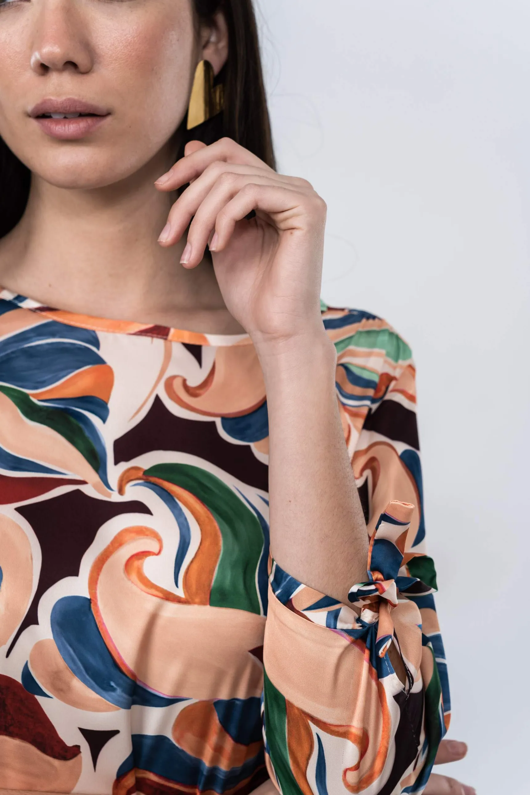 Precchio Blusas Y Camisas<BLUSA FLOR ACUARELA