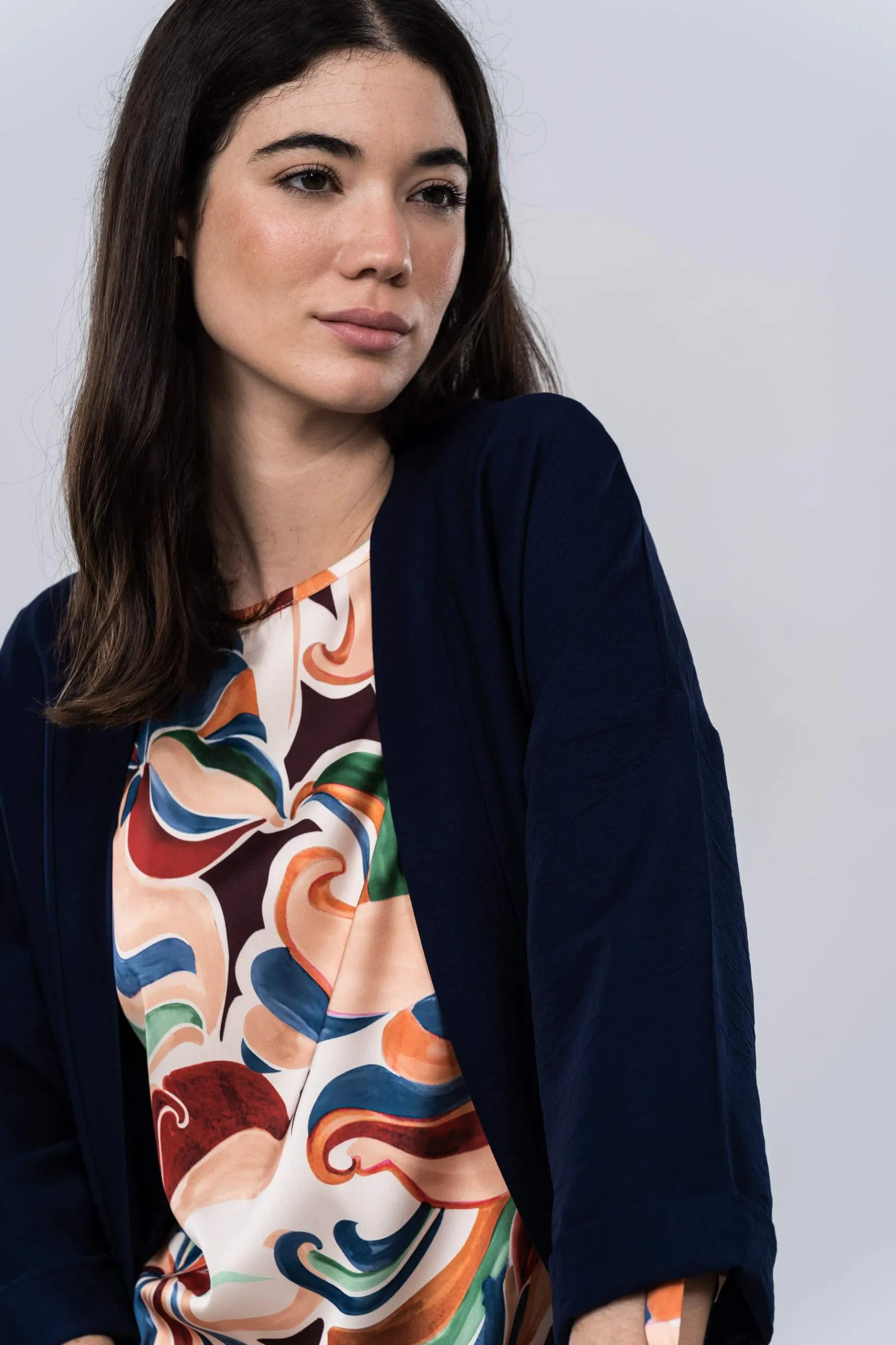 blusa_flor_acuarela_5.webp Precchio Blusas Y Camisas<BLUSA FLOR ACUARELA