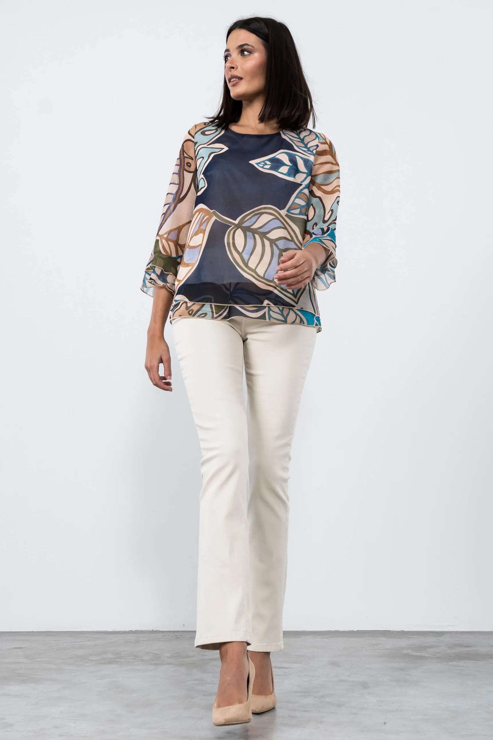 blusa_hoja_grande_6.webp Precchio Blusas Y Camisas<BLUSA HOJA GRANDE
