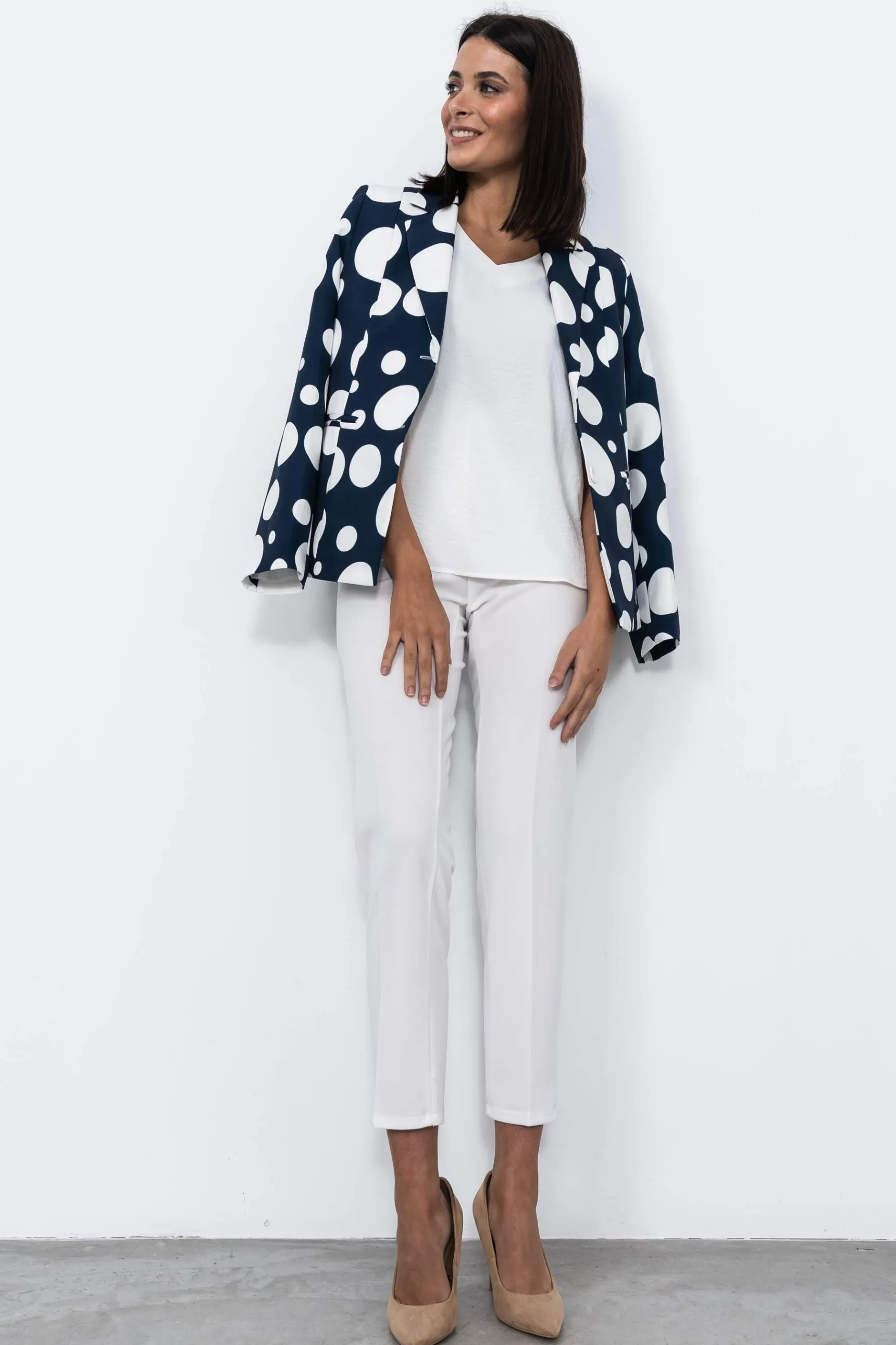 blusa_manga_boton_crudo_4.webp Precchio Blusas Y Camisas<BLUSA MANGA BOTON CRUDO