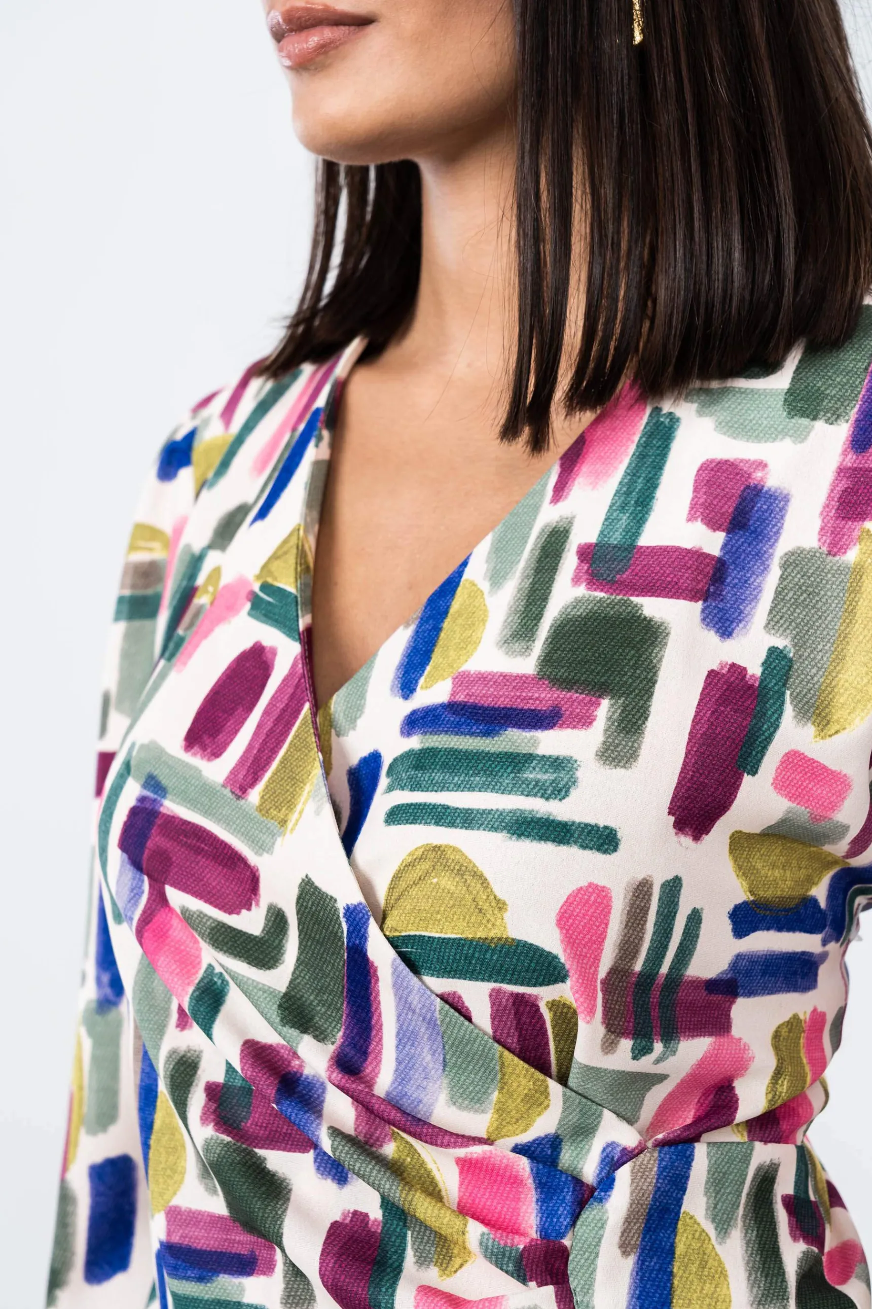 blusa_recogido_lateral_2.webp Precchio Blusas Y Camisas<BLUSA RECOGIDO LATERAL