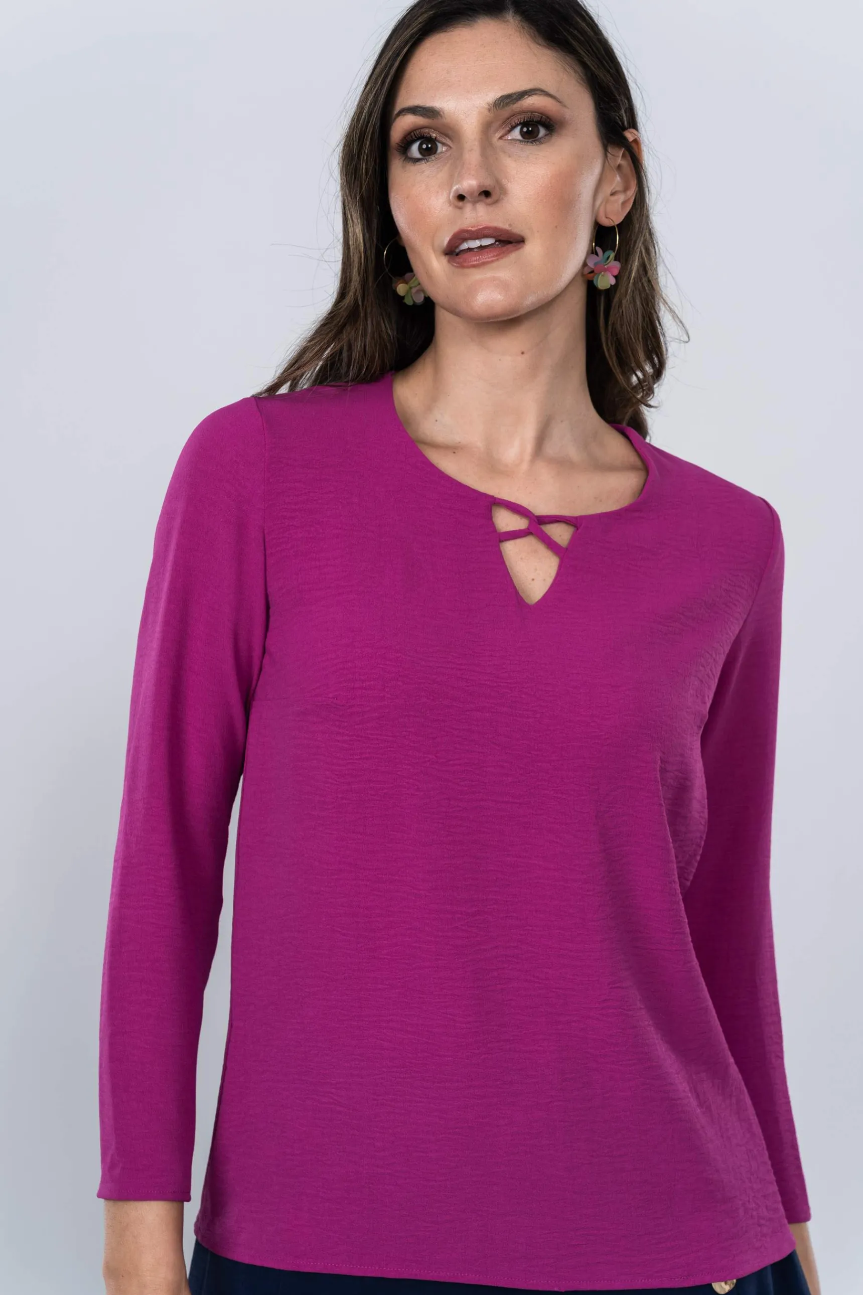 Precchio Blusas Y Camisas<BLUSÓN DETALLE BUGANVILLA