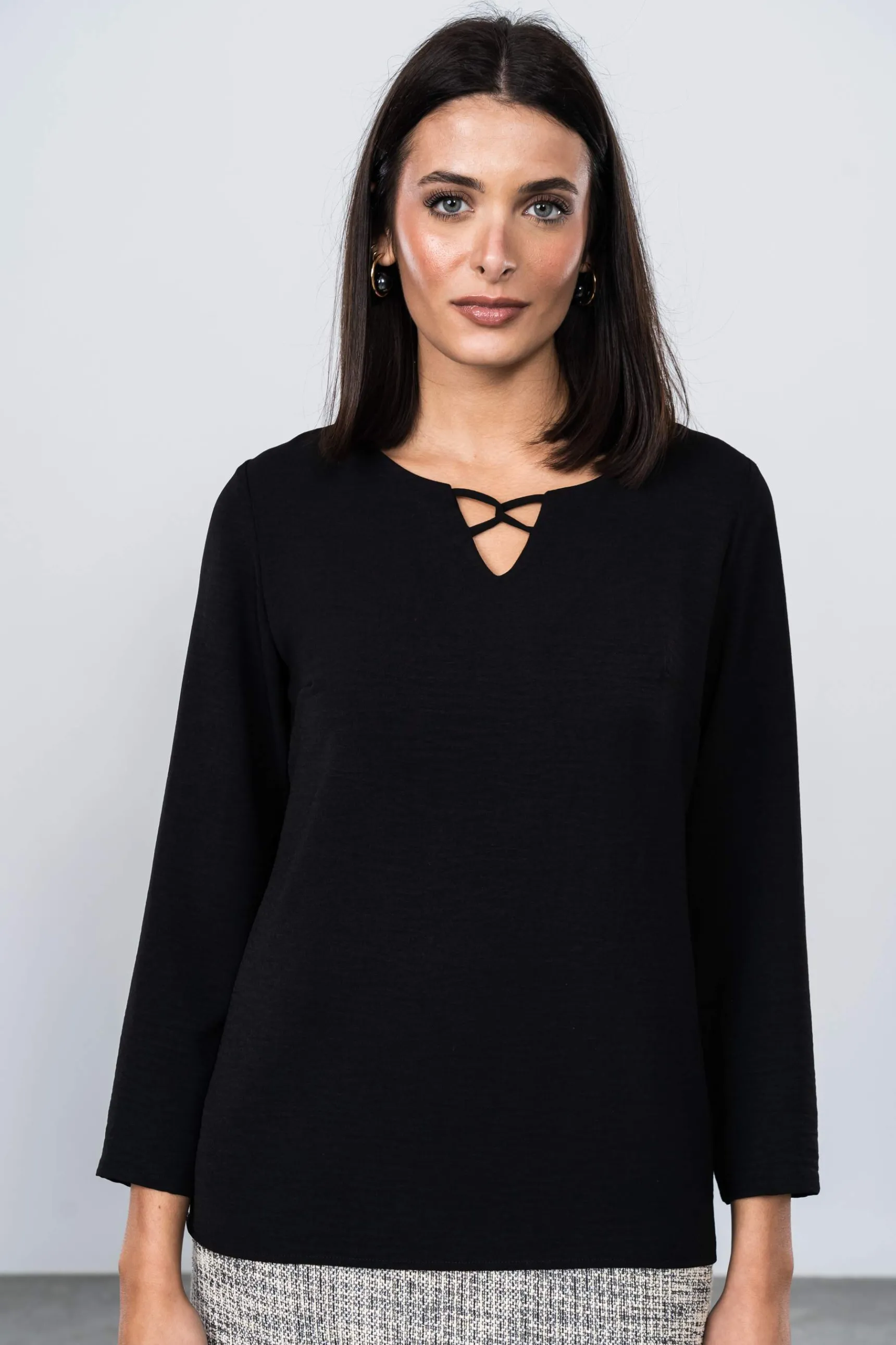Precchio Blusas Y Camisas<BLUSÓN DETALLE NEGRO