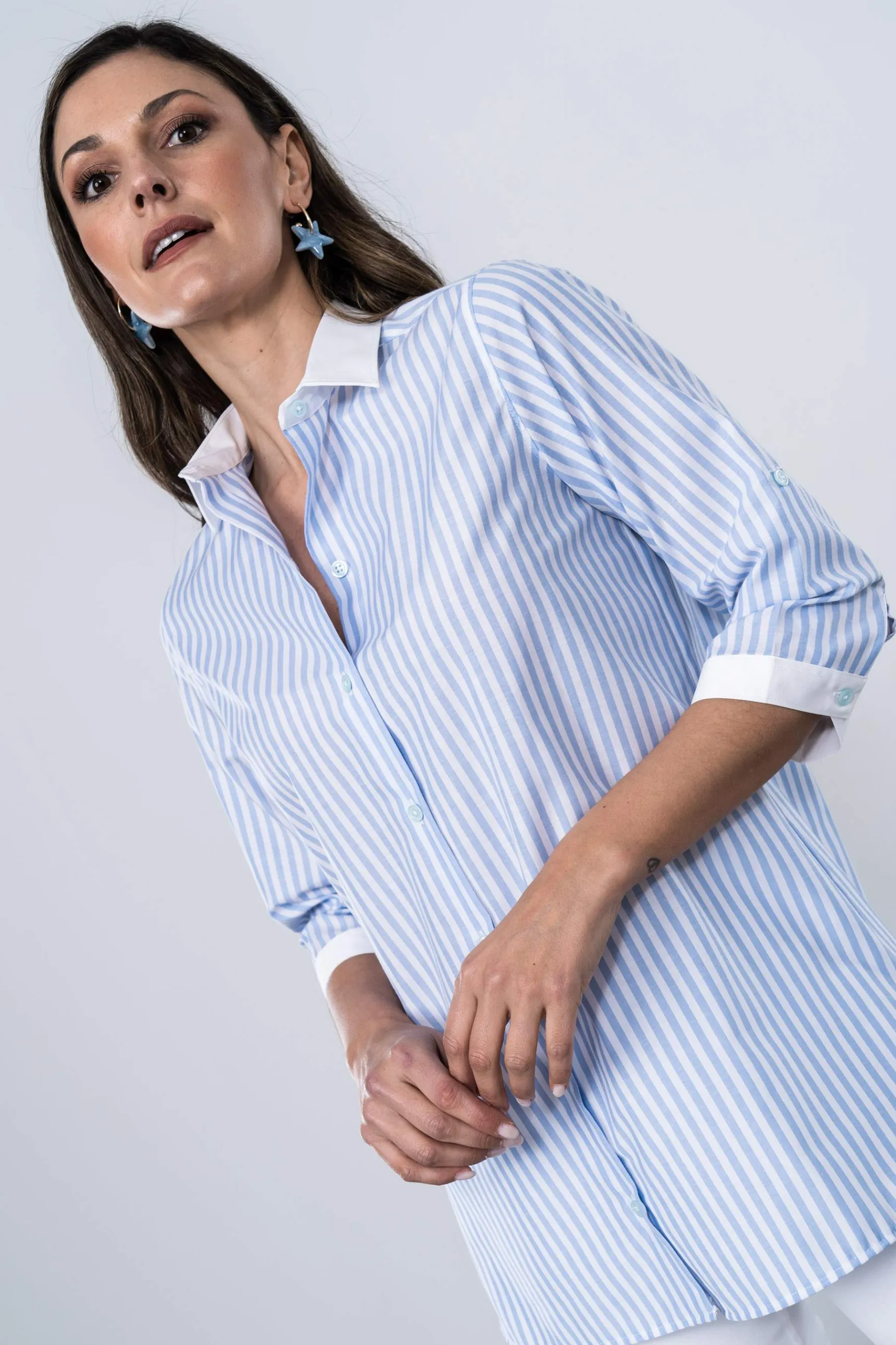 Precchio Blusas Y Camisas<CAMISA CONTRASTE