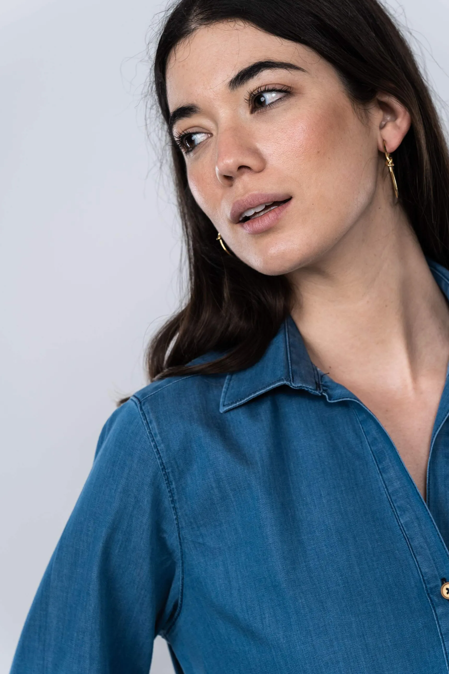 Precchio Blusas Y Camisas<CAMISA VAQUERA BÁSICA