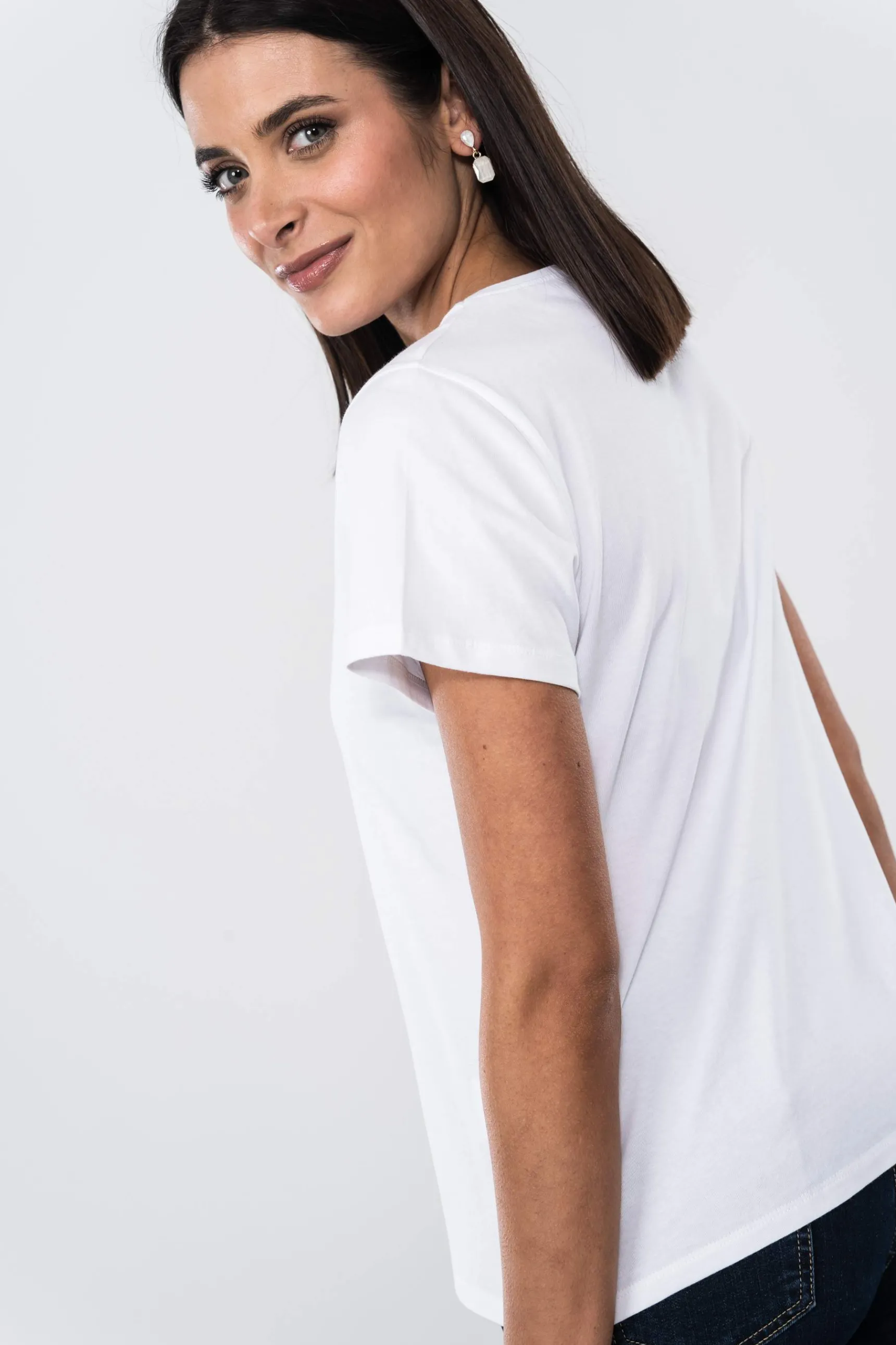 camiseta_bsica_manga_cort_5.webp Precchio Camisetas<CAMISETA BÁSICA MANGA CORTA BLANCA