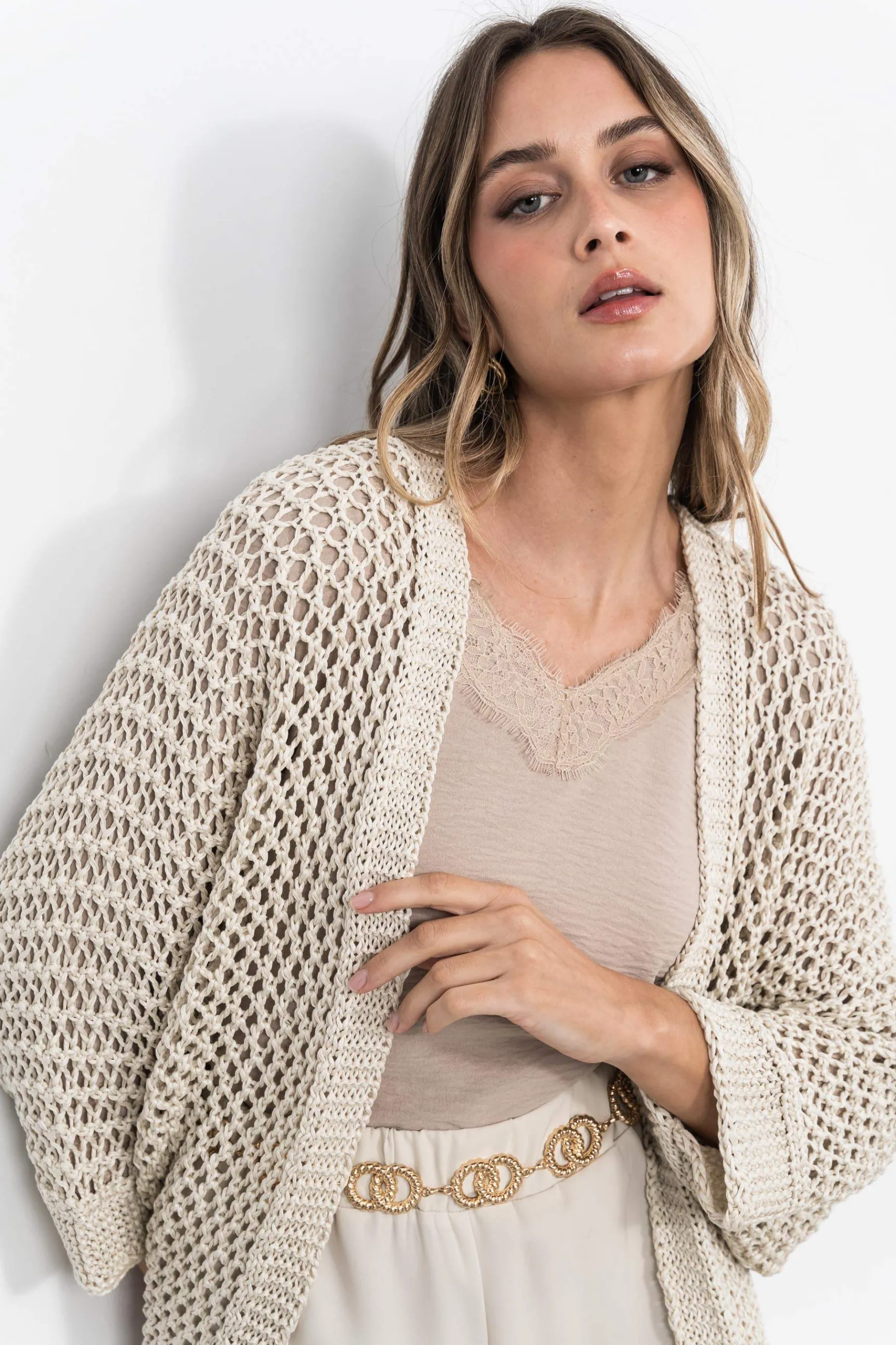 Precchio Jerseys Y Cardigans<CHAQUETA CALADA ARENA