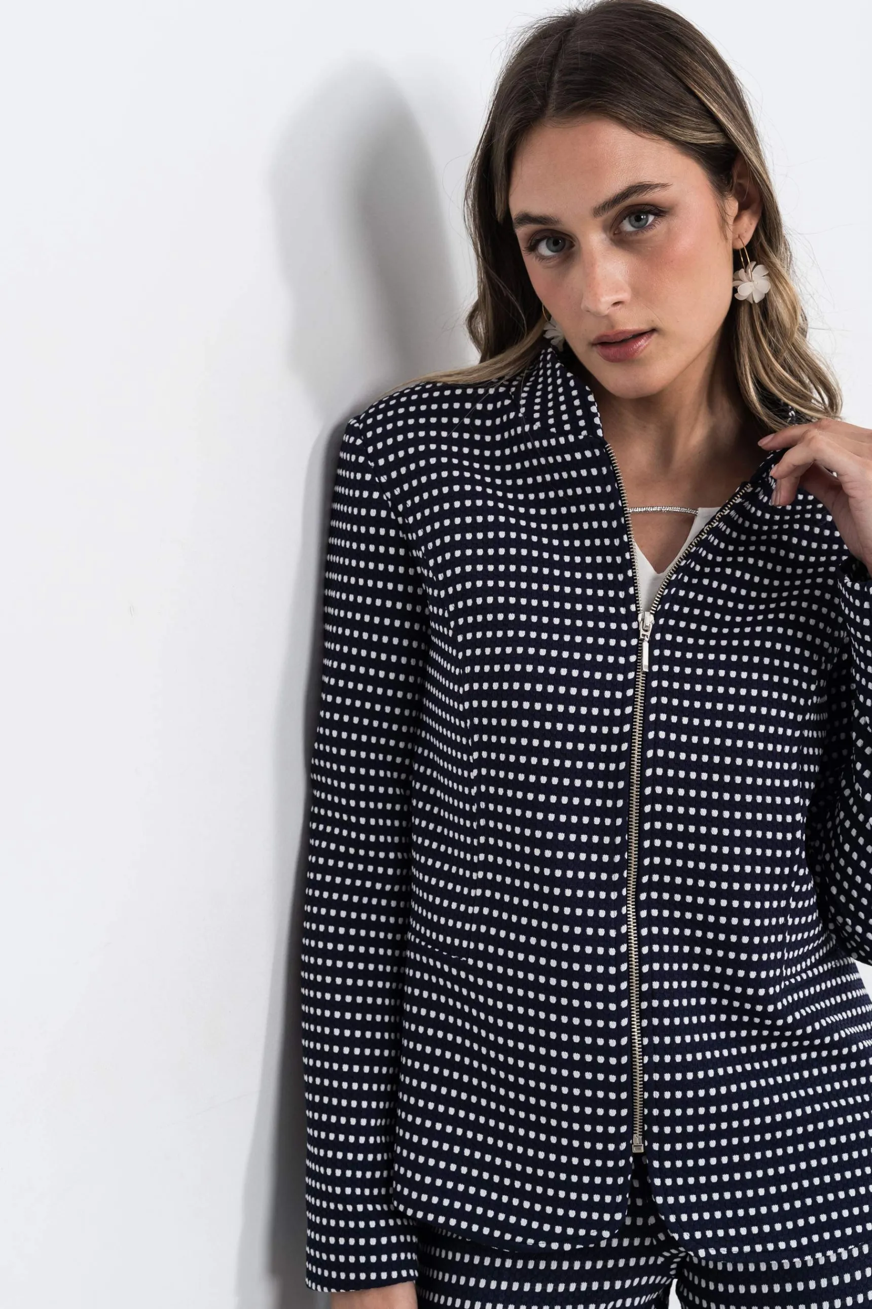 chaqueta_cremallera_jacqu_2.webp Precchio Chaquetas<CHAQUETA CREMALLERA JACQUARD MARINO