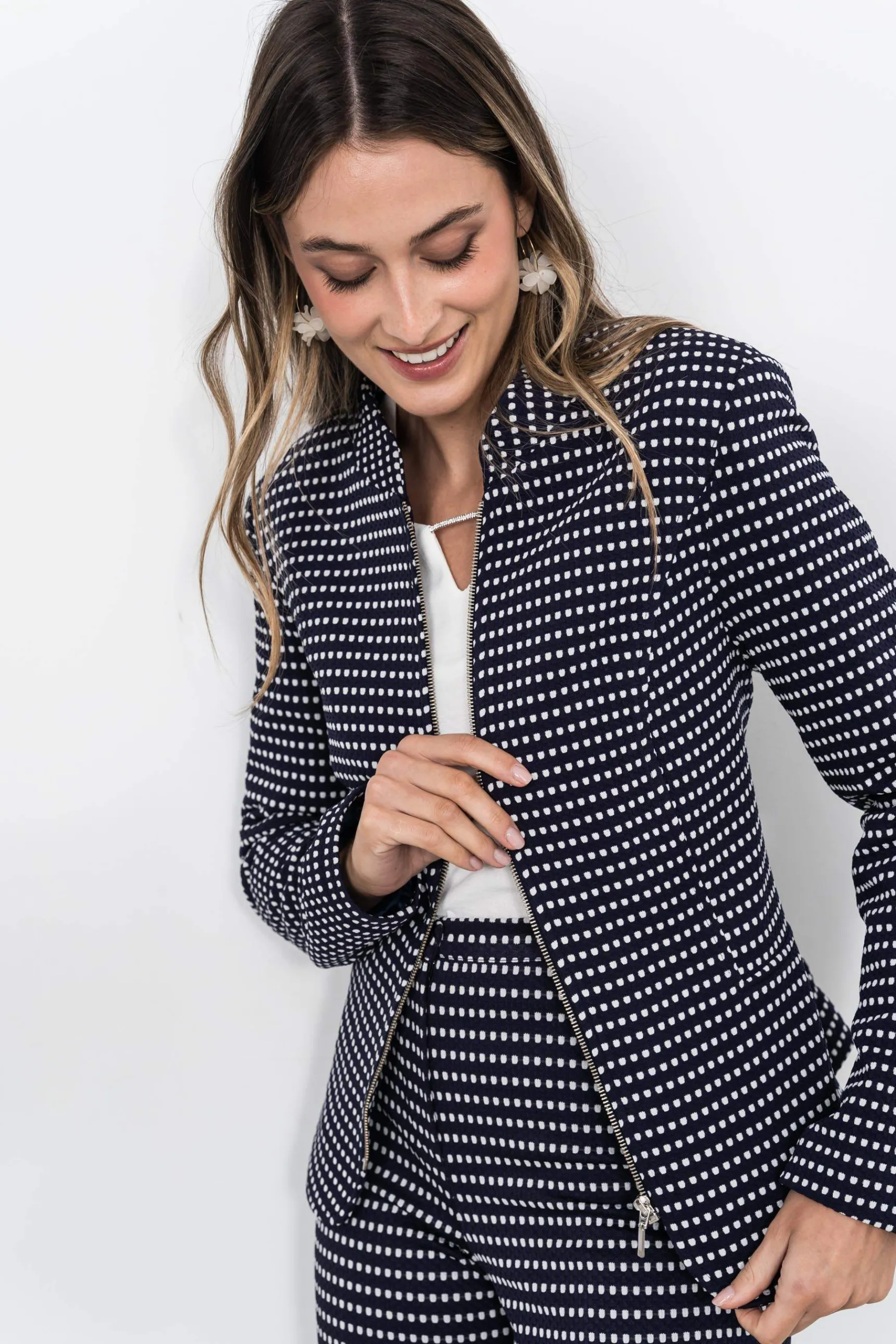 chaqueta_cremallera_jacqu_6.webp Precchio Chaquetas<CHAQUETA CREMALLERA JACQUARD MARINO