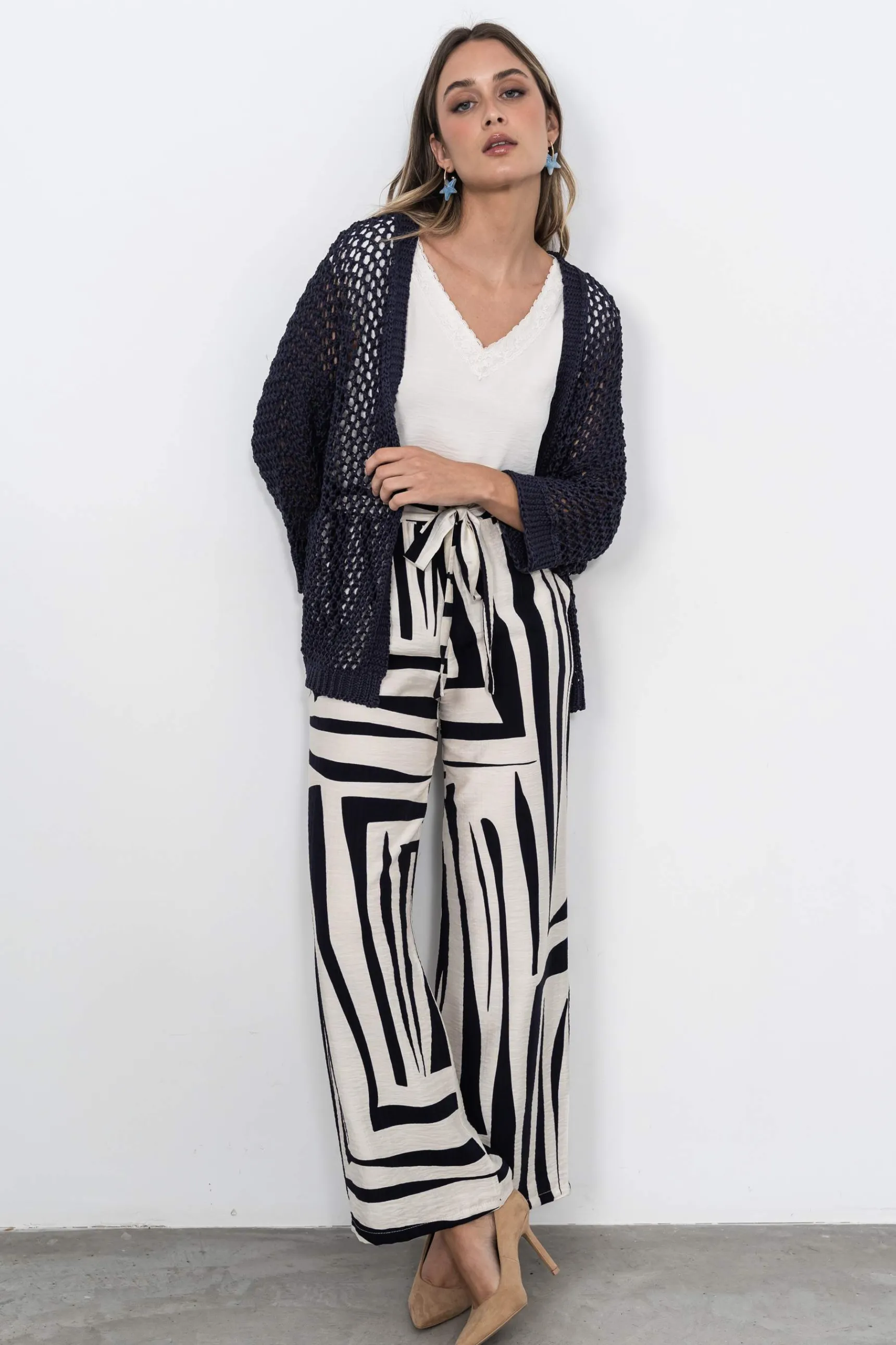 pantaln_estampado_ancho_m_4.webp Precchio Pantalones<PANTALÓN ESTAMPADO ANCHO MARINO