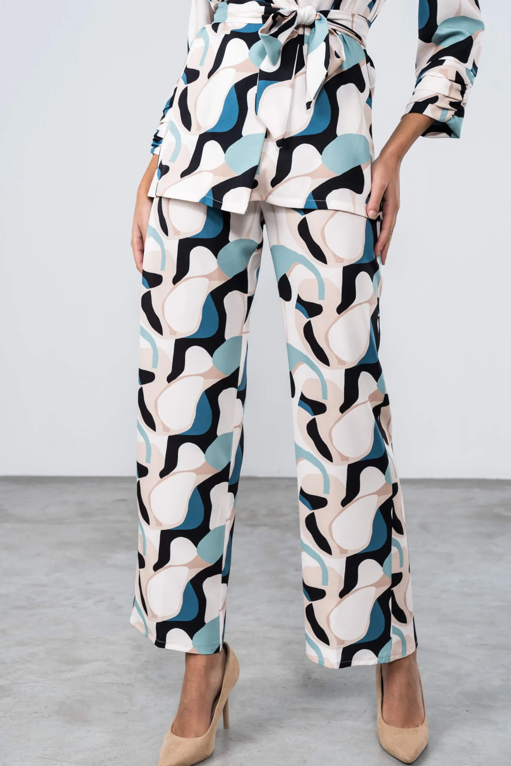 Precchio Pantalones<PANTALÓN GEOMÉTRICOS