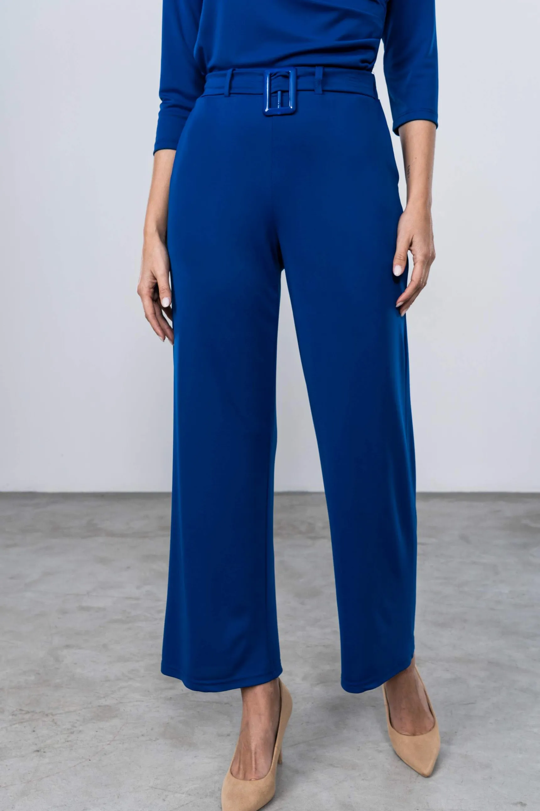 Precchio Pantalones<PANTALÓN HEBILLA TINTA
