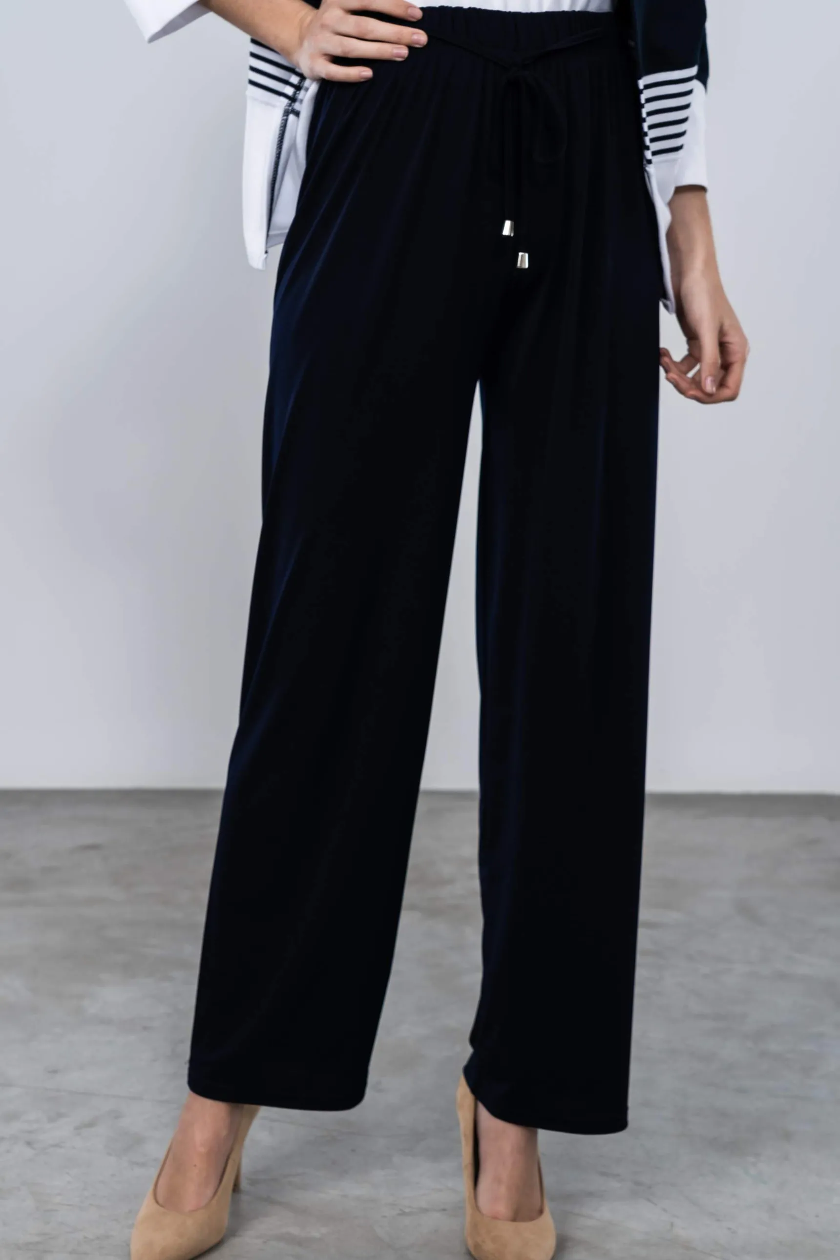 Precchio Pantalones<PANTALÓN HOLGADO MARINO