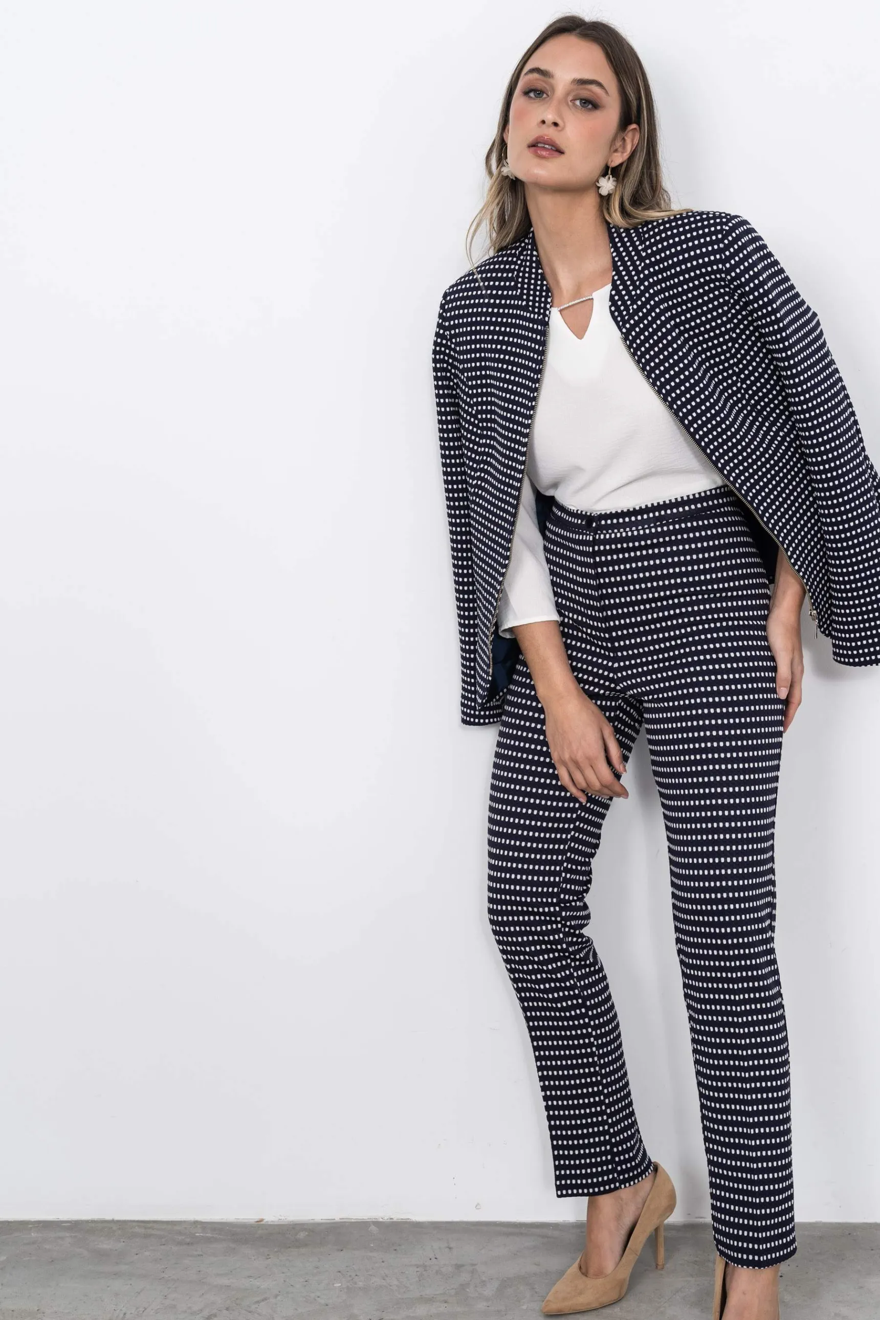 Precchio Pantalones<PANTALÓN JACQUARD