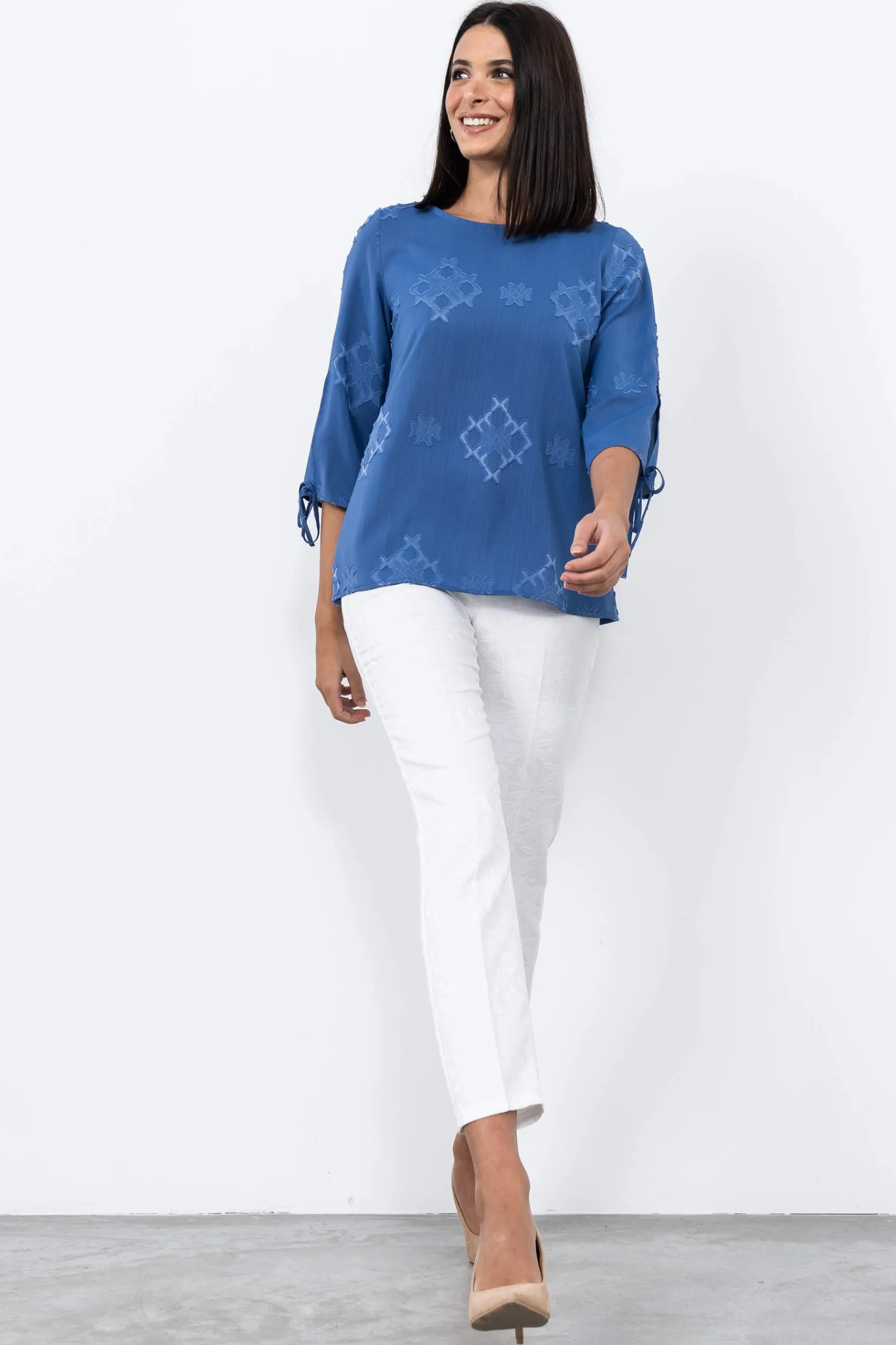 Precchio Pantalones<PANTALÓN JACQUARD