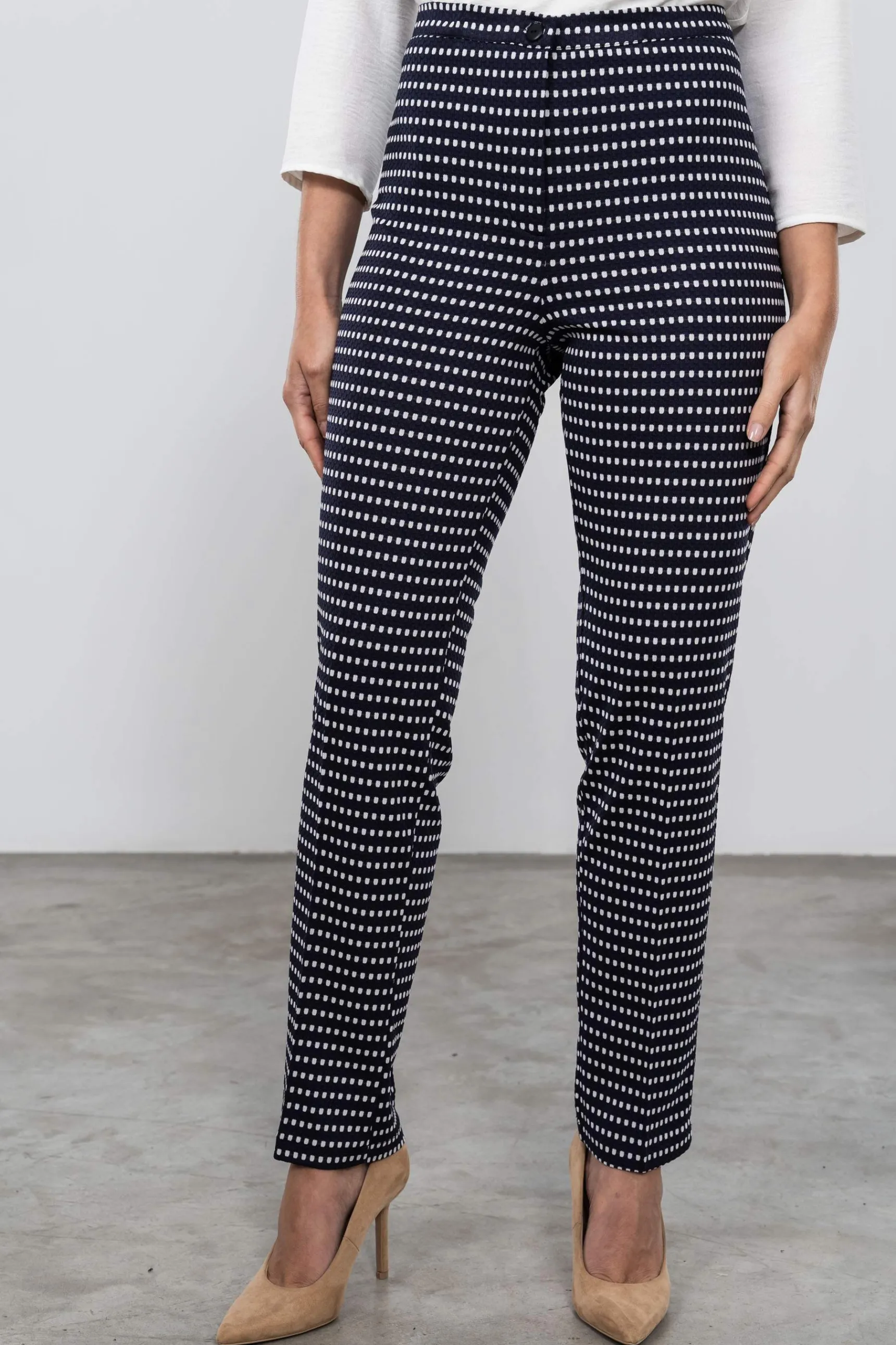 Precchio Pantalones<PANTALÓN JACQUARD