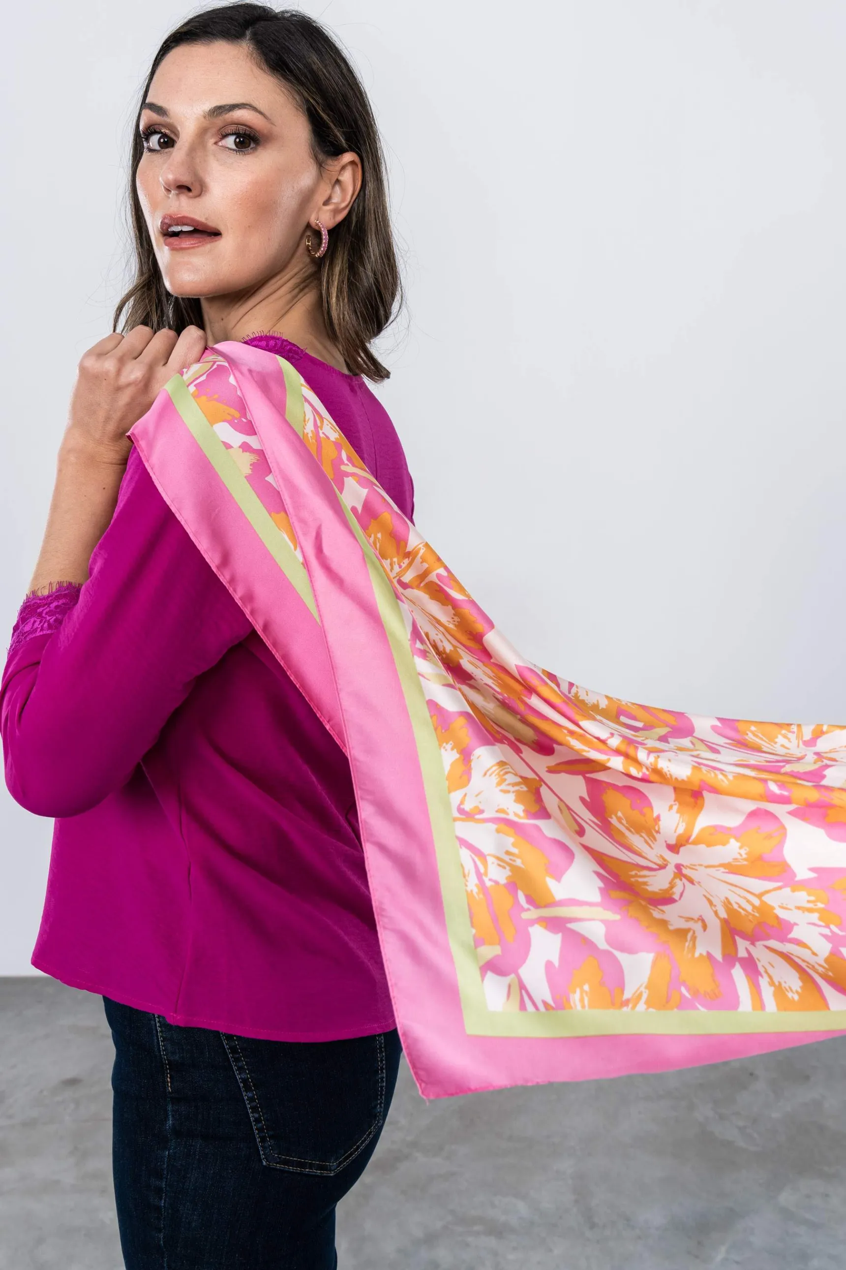 Precchio Foulards Y Estolas<PAÑUELO FLORAL