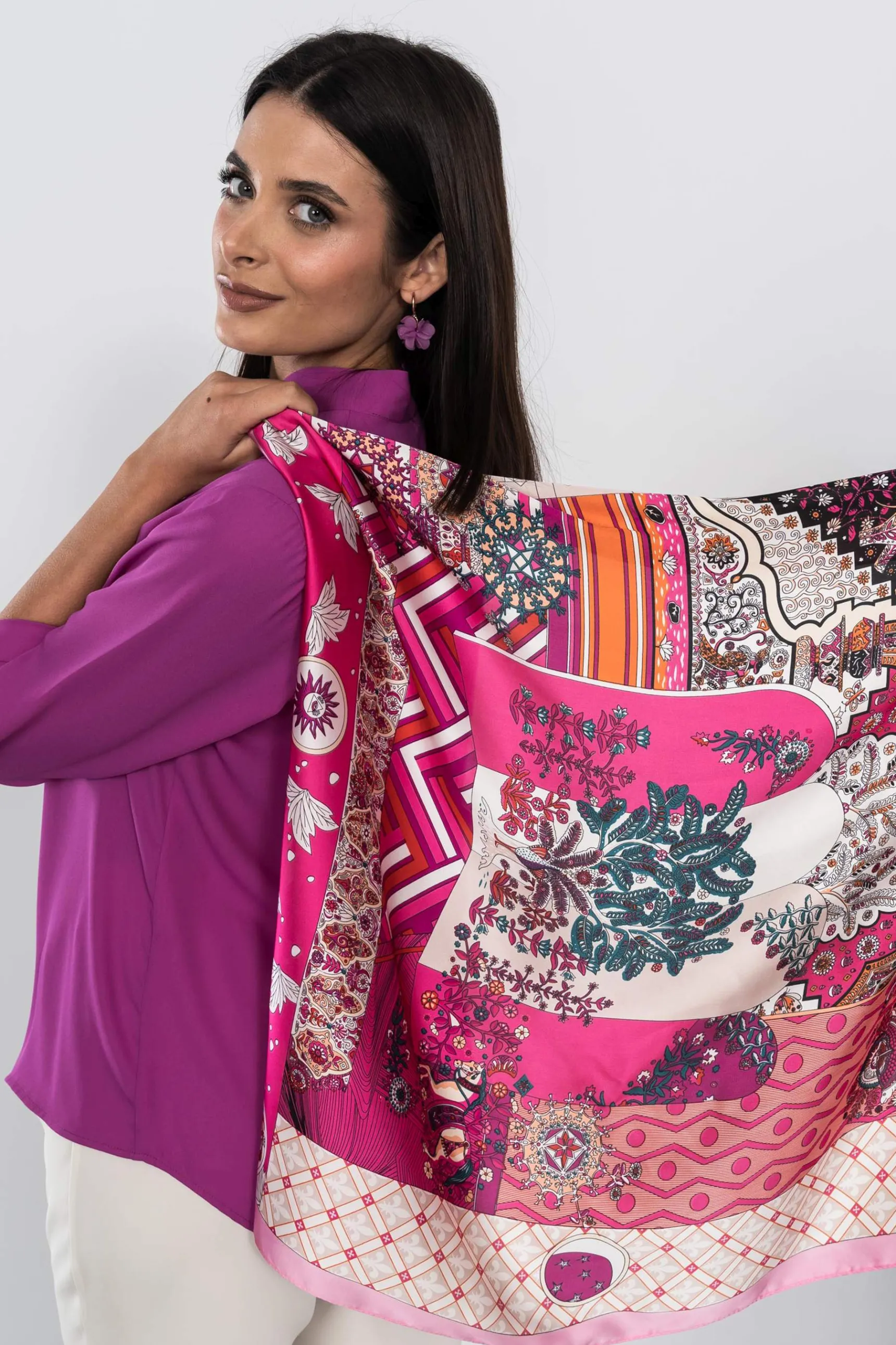 Precchio Foulards Y Estolas<PAÑUELO PATCHWORK