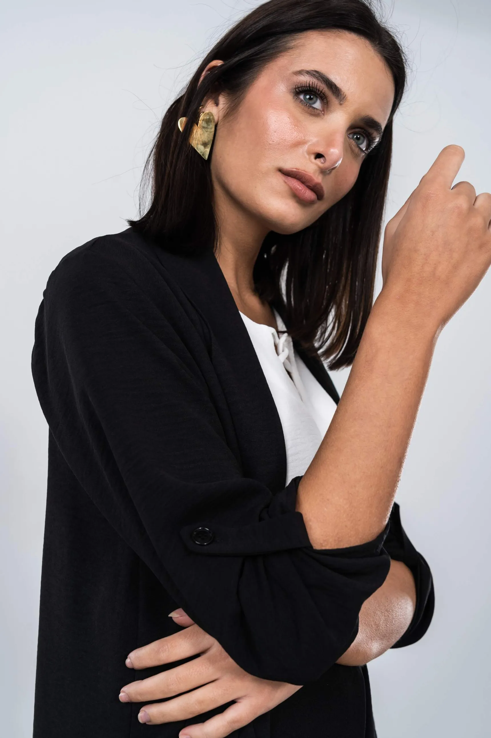 Precchio Chaquetas<SOBRECAMISA TRABILLA NEGRO