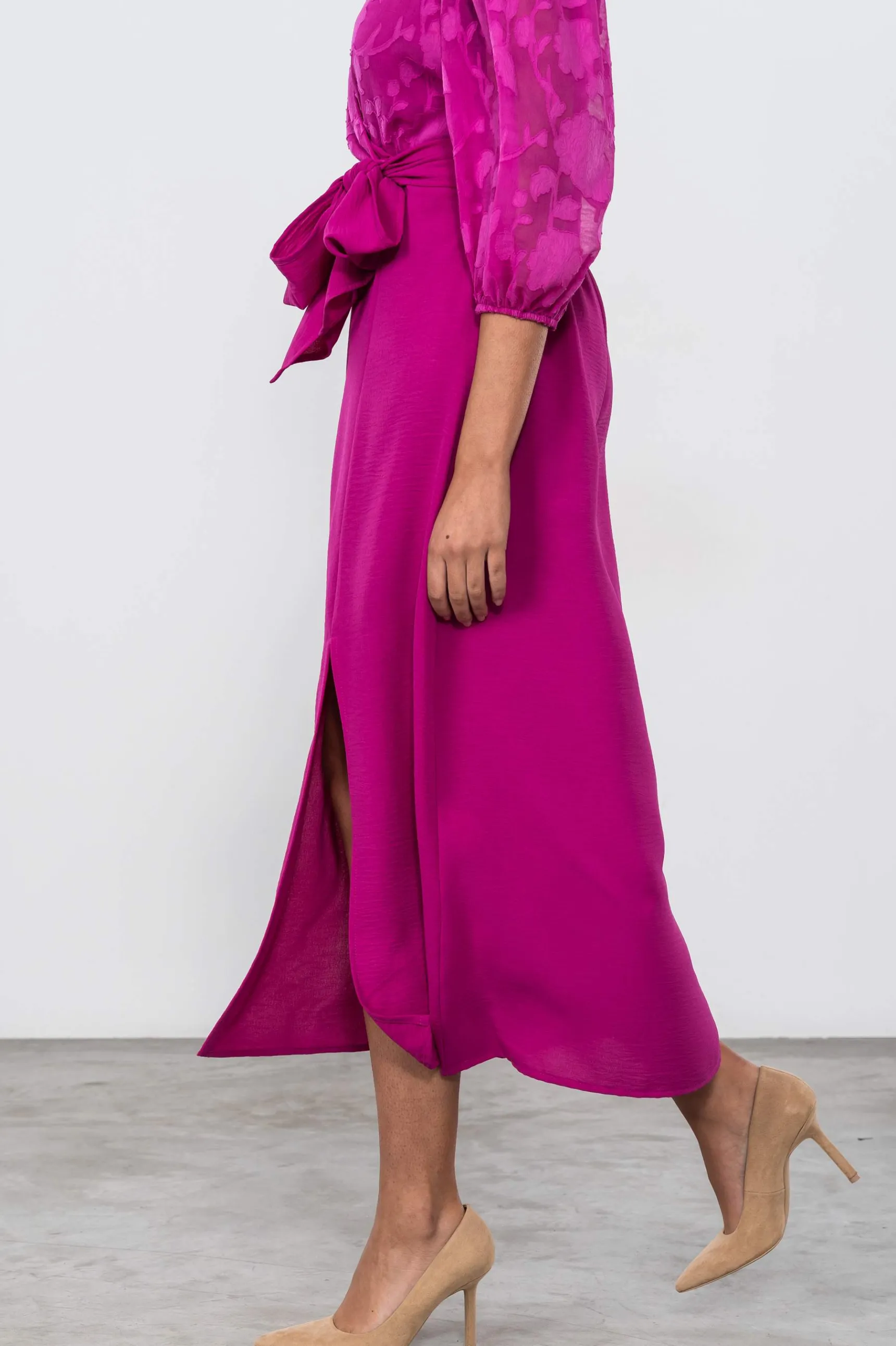 vestido_combinado_gasa_bu_3.webp Precchio Vestidos<VESTIDO COMBINADO GASA BUGANVILLA