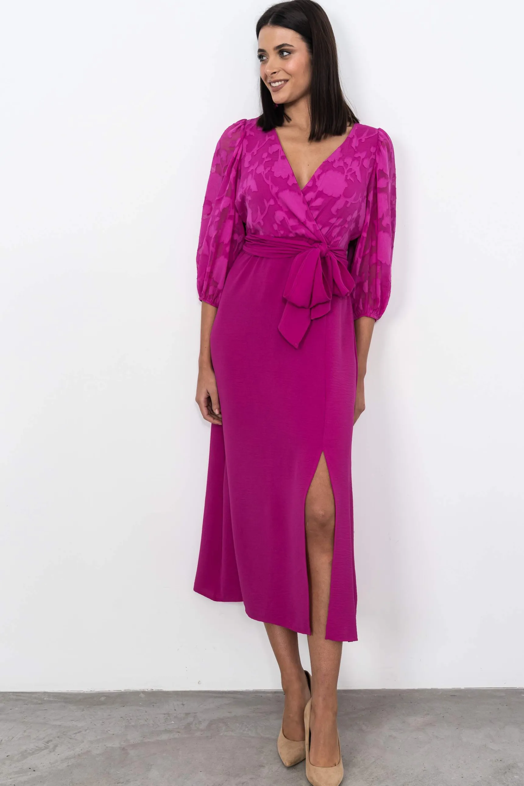 vestido_combinado_gasa_bu_4.webp Precchio Vestidos<VESTIDO COMBINADO GASA BUGANVILLA