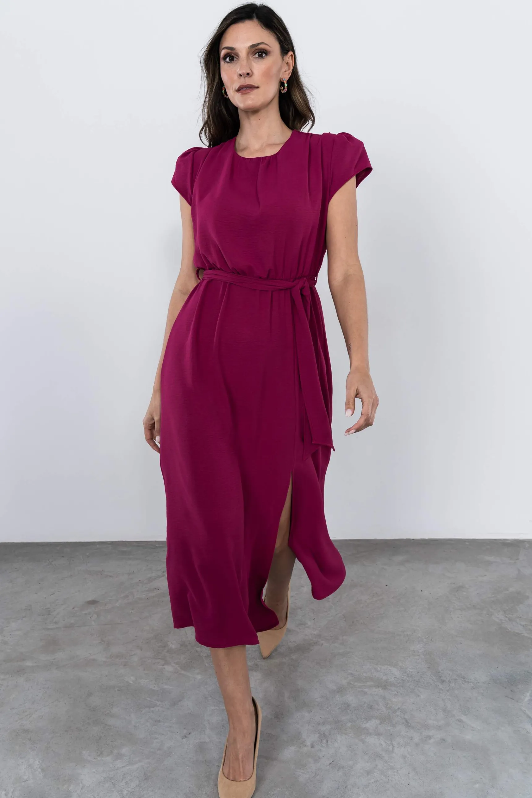 vestido_manga_corta_lazad_6-1.webp Precchio Vestidos<VESTIDO MANGA CORTA LAZADA FRESA