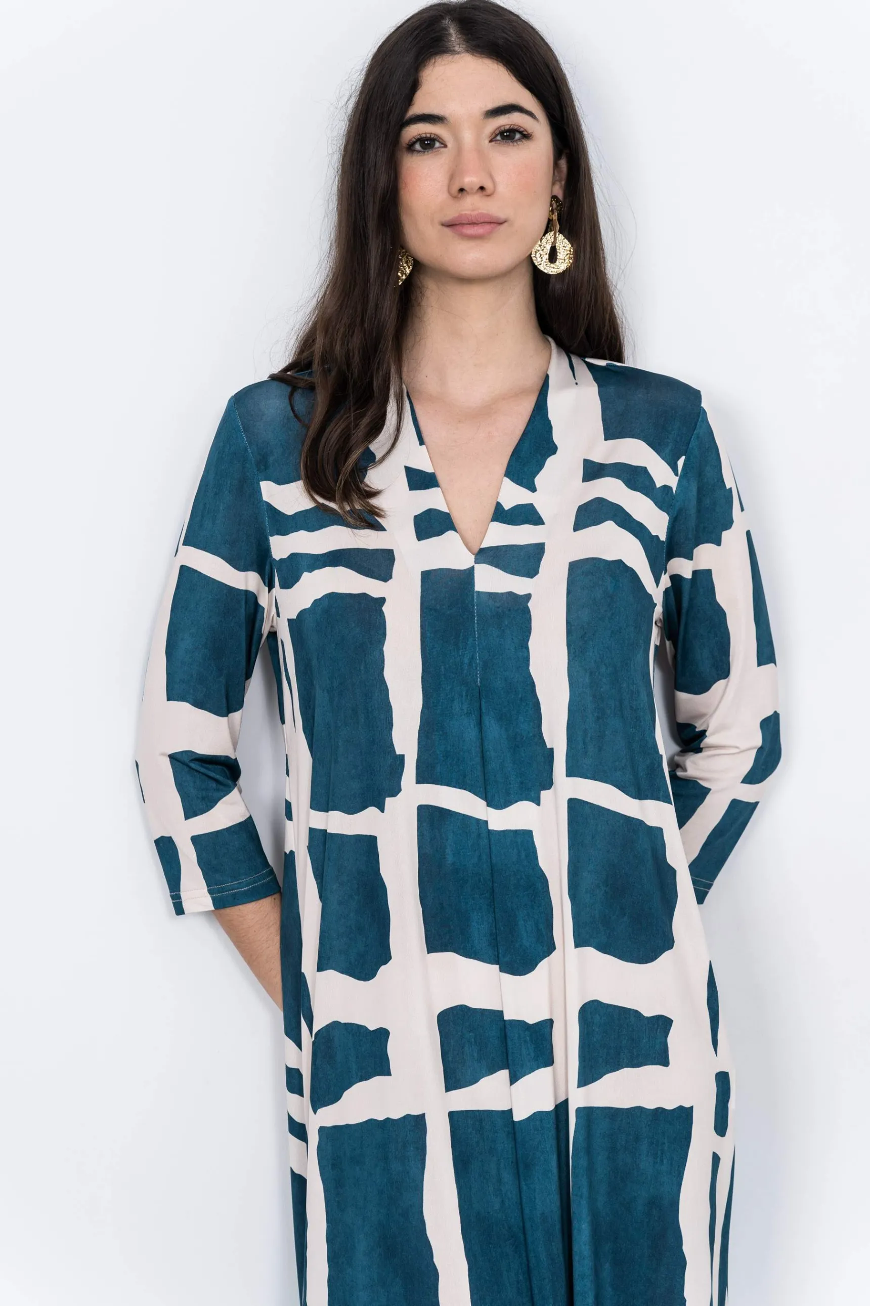 Precchio Vestidos<VESTIDO PICO BLOQUES